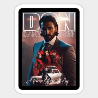 Don 3 Ranveer singh Sticker